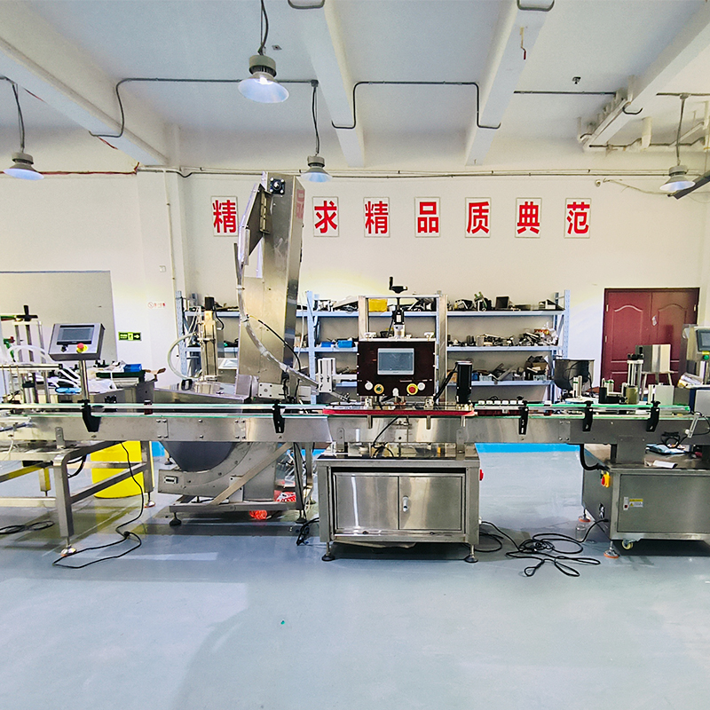 直线式夹盖机-整套灌装旋盖机械